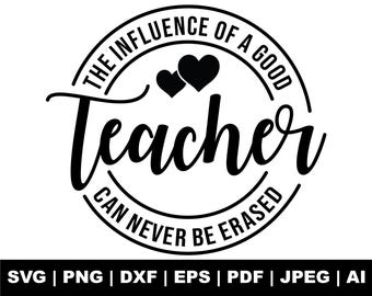 One Loved Teacher Svg, Teacher Love Svg, Teacher Appreciation Svg, Teacher Life Svg, Favorite Teacher Svg, Gift For Her, Cut Files Cricut