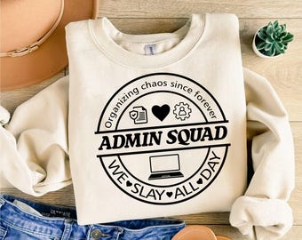 Admin Squad Svg Png, Office Squad Svg, Teacher Svg, Coworker Svg, Admin Squad Svg, Back To School Svg, Png Cut Files Cricut, Gift For Her