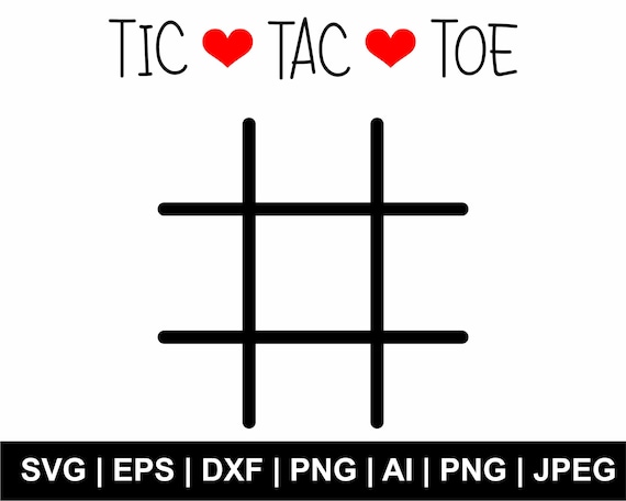 Tic-Tac-Toe Board SVG