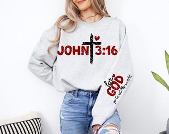 John 3:16 Svg, Valentine's Day Svg, Bible Verse Svg, Christian Svg, Sublimation Designs, Heart Svg, Jesus Svg, Cut Files Cricut,Gift For Her