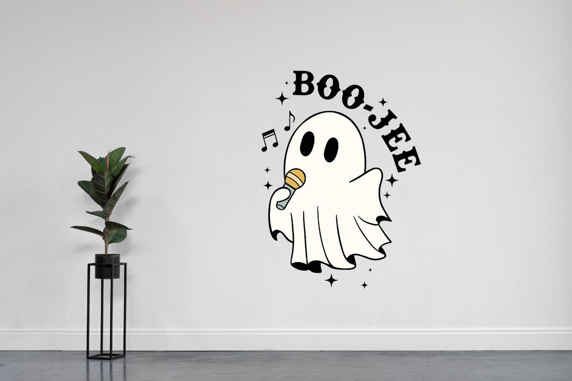 Boojee Svg, Funny Ghost Svg, Halloween Svg, Ghost Svg, Music Ghost Svg ...