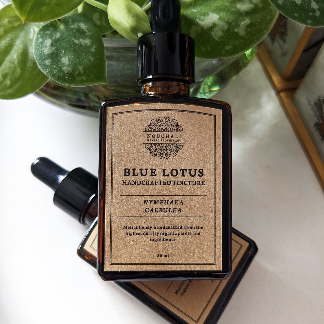 Organic Artisan Blue Lotus Tincture Etsy