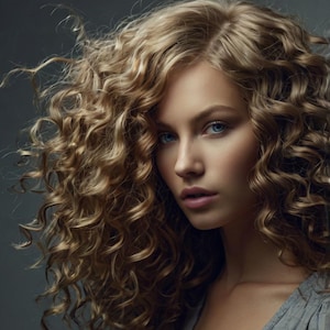 Pousse des cheveux. Cachet / Carte radionique.