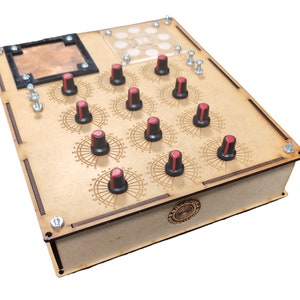 Radionic Machine Wishing Box, 12 dials, Elite version.
