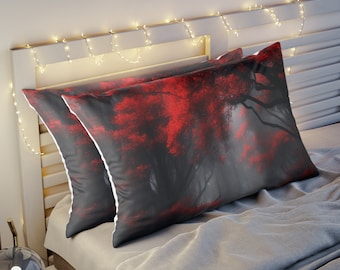 Crimson Canopy Pillow Sham