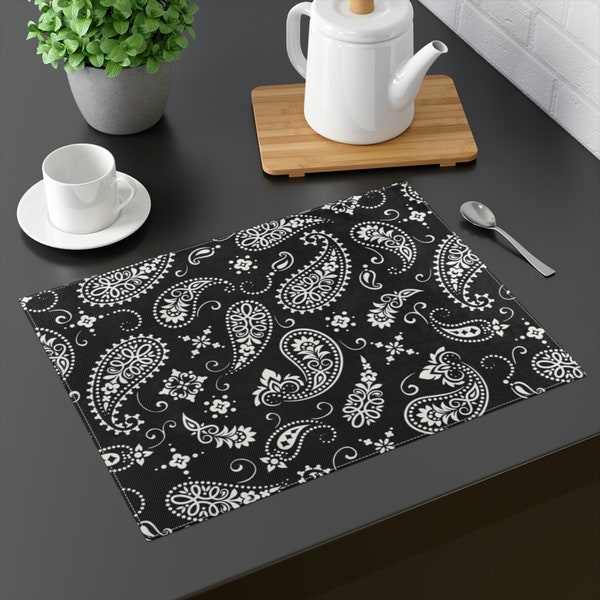 Paisley Placemats Etsy