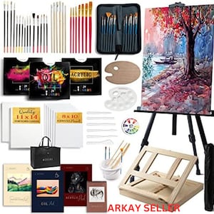  iBayam Art Supplies, 139-Pack Drawing Kit Painting Art