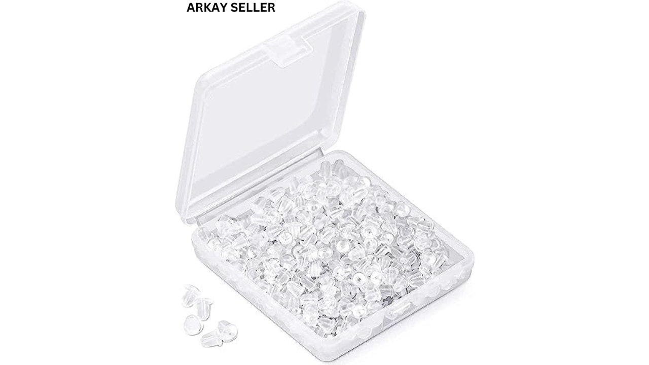 100 Earring Backs Comfort Pads Silver Tone Replacement Backs Help Sagging  Earlobes About 11x6mm Earring Findings Jewelry Findings 