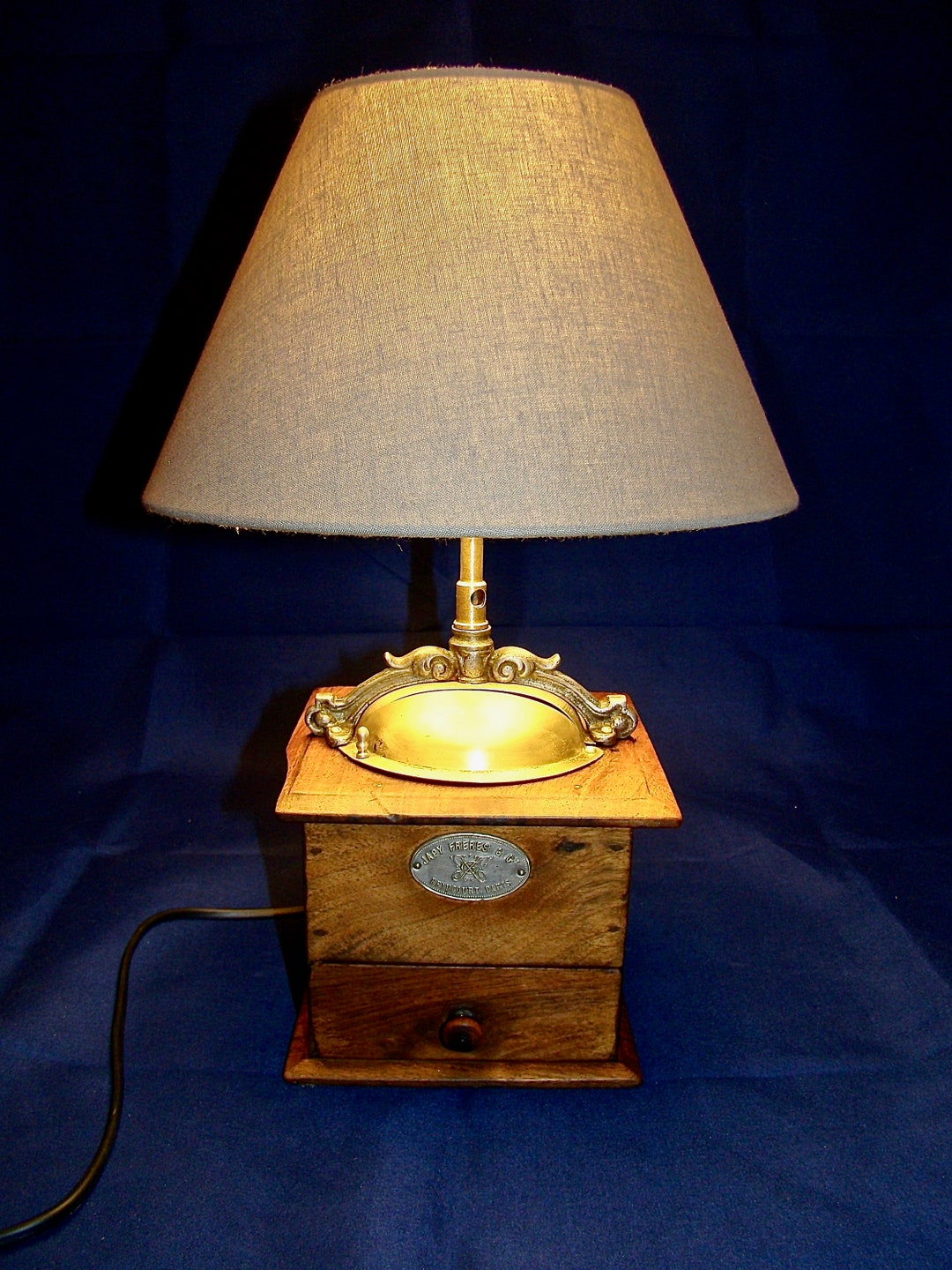 JAPPY Frères Coffee Grinder Lamp Coffee Grinder Old Coffee Etsy