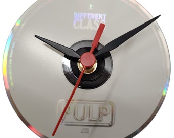 Quartz Clock Movement Mechanism: DIY CD Clock Project with Hanger
