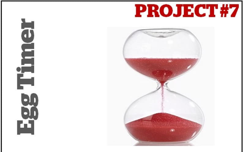May include: A red hourglass sand timer with a glass bulb. The sand is flowing from the top bulb to the bottom bulb.