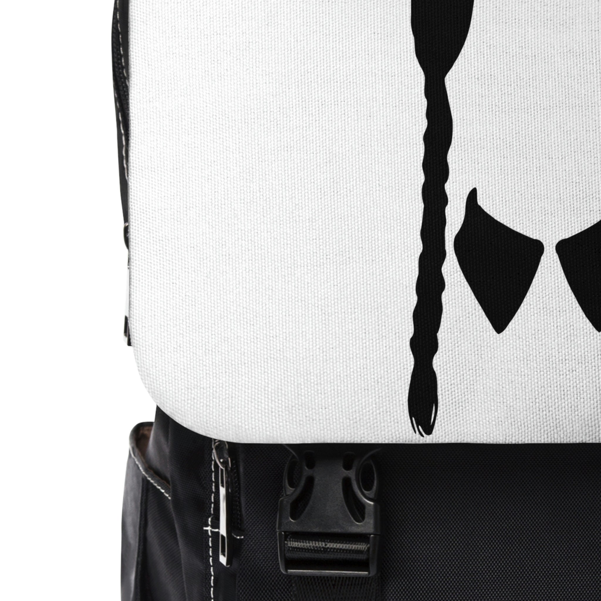 Unisex Casual Shoulder Canvas Backpack | Wednesday Addams