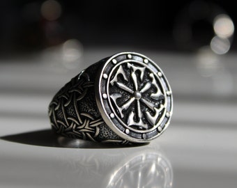 Viking Battle Axe Ring,Mjolnir Ring, Thors Hammer Axe,Viking Warrior ring,Norse Jewelry, Amulet Ring