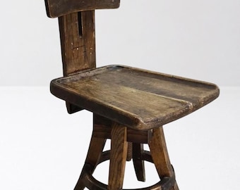 Antique Adjustable Artist Studio Chair