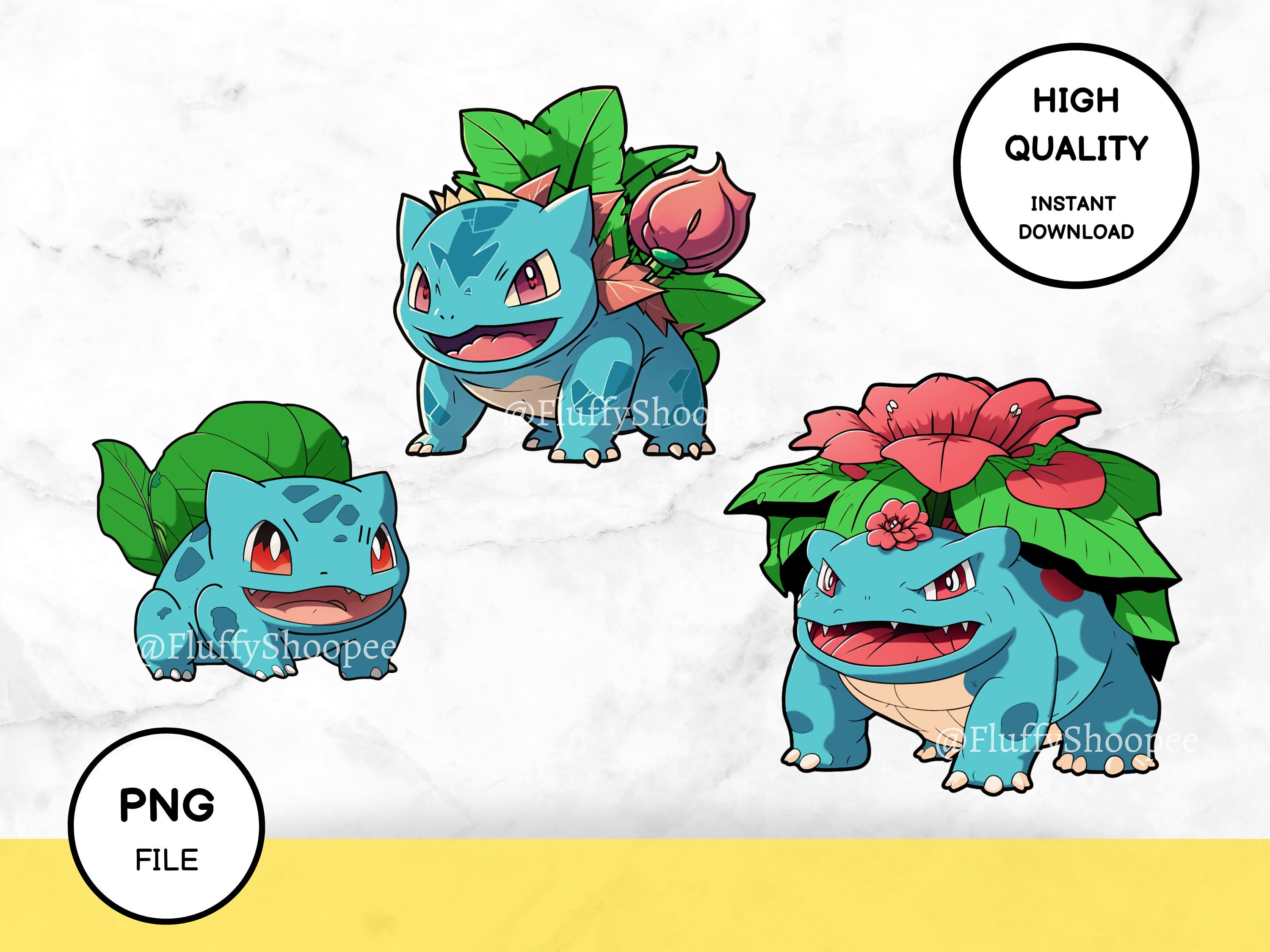 Chibi Bulbasaur Evolution Line