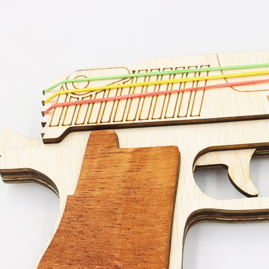 Rubber Band Gun, CNC Router and Laser Cutting, Cnc, Dxf File, Ai, Cdr