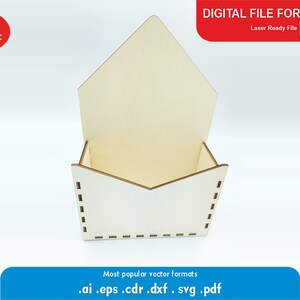 Bloem mand vector voor CNC, envelop model, svg vector bestand, vector gesneden bestand, cnc, cnc bestand, cnc patroon, CDR, dfx, ai