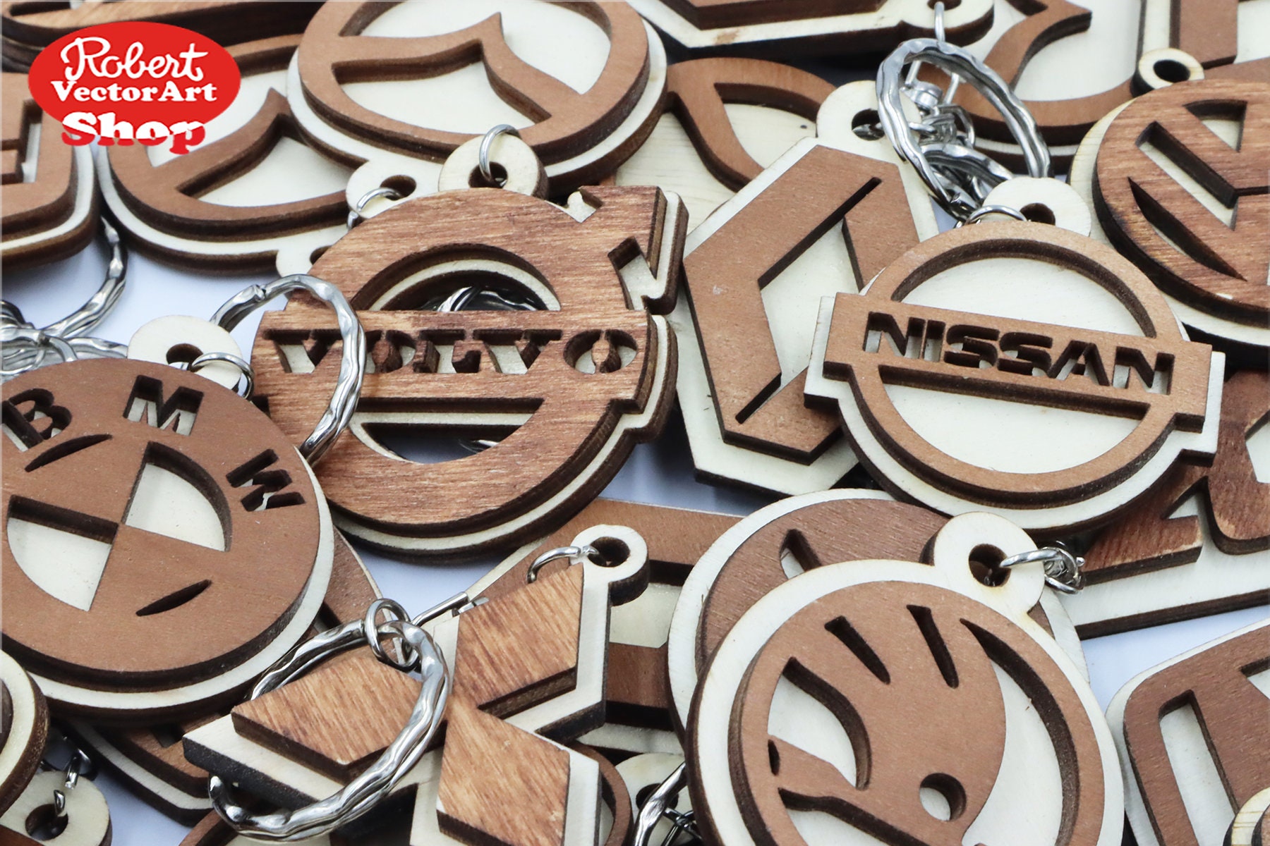Keychains for Car Keys Bundle Logo Car Brands for Key Etsy
