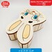 Easter Bunny Gift Boxes Laser Cut Files Svgdxfpdfai Glowforge Files ...