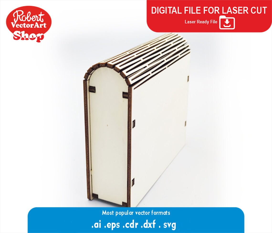 Book Box Laser Cut File: Living Hinge Design (digital Download) - Etsy