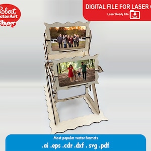 Laser Cut Ferris Wheel Picture Frame Instant Download Vector Files Cdr Dxf Svg Ai Eps Pdf, tested product