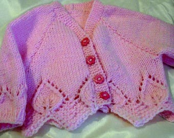 Baby & Child Cardigans, 16" - 26" Chest, DK, Vintage Knitting Pattern PDF, Instant Download!