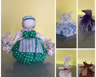 Dolls/soft toys with aromatic plants / healing doll