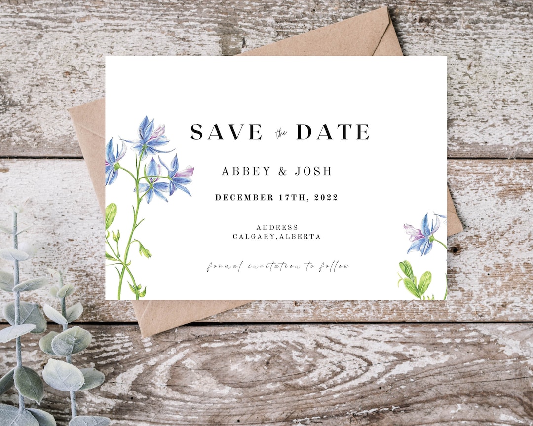 Save the Date Template INSTANT DOWNLOAD Printable Designs - Etsy