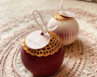 Lace Sphere Scented Candle, Lace Lovers