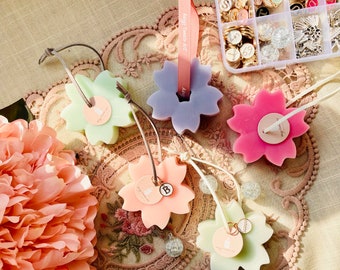 Handmade Cherry Blossom Fragrance Tablet, Floral Air Freshener, Personalised Gifts