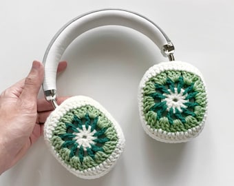 Crochet Granny Square Airpods Max Cases, Crochet Headphone Covers, AirPod Max Cover, Crochet Over-ear cover, Handmade Gifts