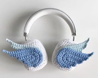 Crochet Wings Airpods Max Covers, Crochet Headphone Covers, AirPod Max/ Sony MX4 MX5 Cover, Crochet Over-ear cover, Handmade Gifts