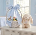 Personalized Embroidered Easter Basket Sash - Custom Bunny Name Tag Bow product logo