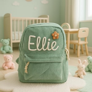 Sac à dos personnalisé pour tout-petit, sac personnalisé pour enfant avec nom, cartable d'école préscolaire avec nom au crochet 3D, cadeau d'anniversaire pour garçon, rentrée des classes