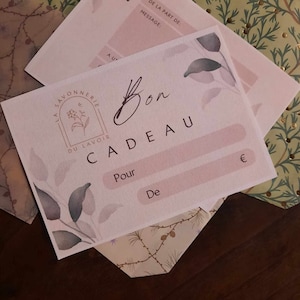 Bon cadeau La Savonnerie du Lavoir