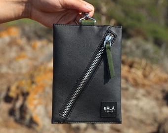 Opus Cactus Leather Pouch Black