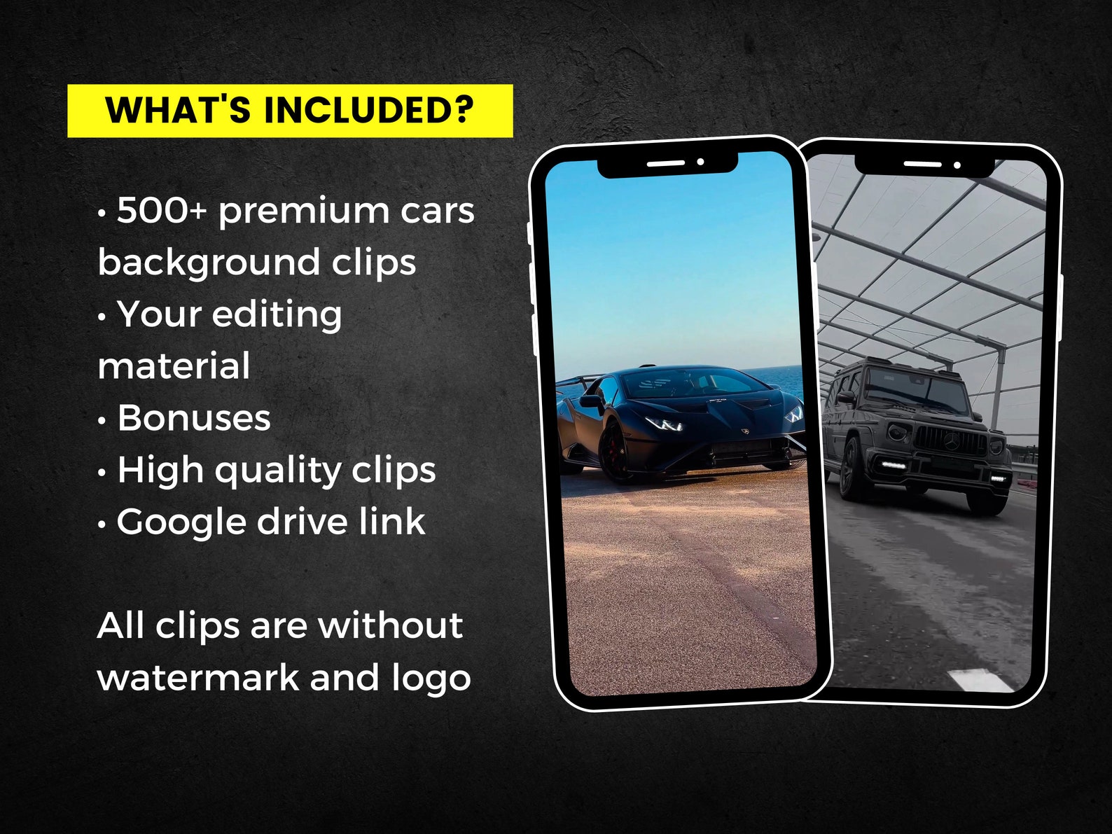 500+ Premium Car Reels Bundle | Youtube Shorts, Instagram Reels, Tiktok ...