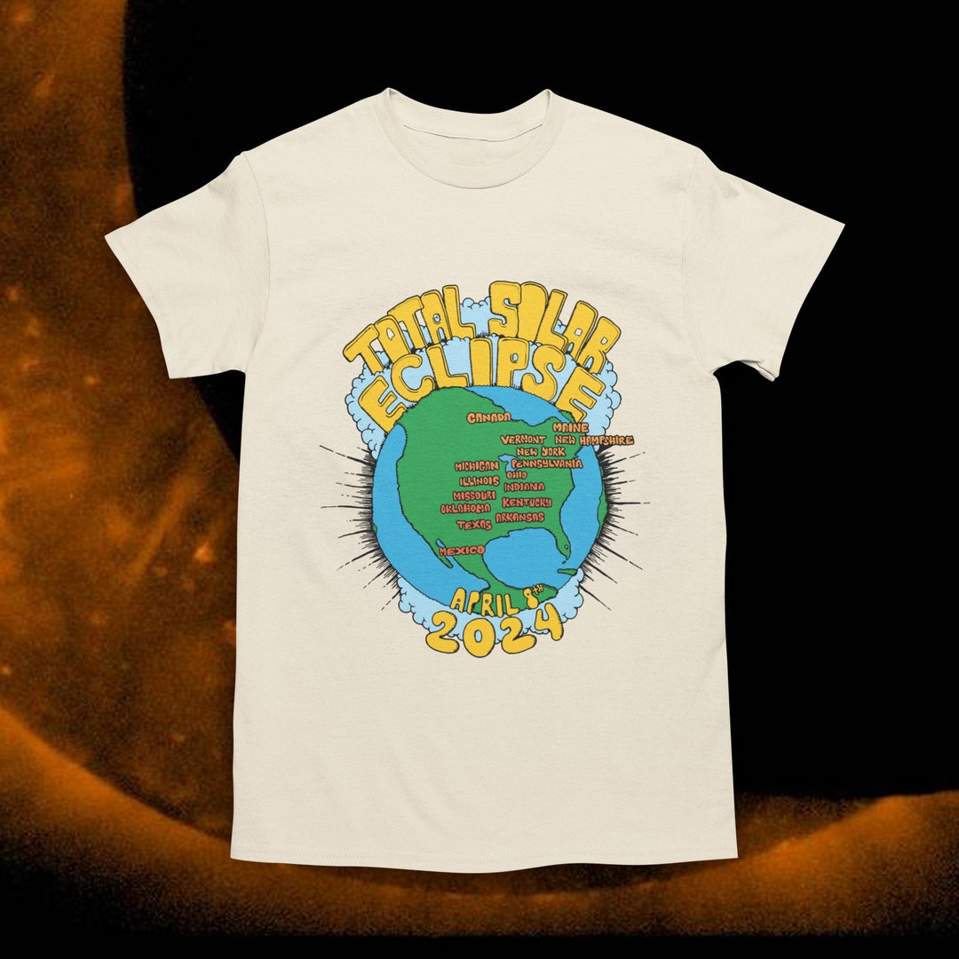 Total Solar Eclipse April 8 2024 America Totality Unisex T-shirt, Total ...