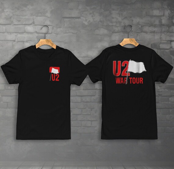 VTG the U2 War Tour Music Band Unisex Black T shirt Etsy