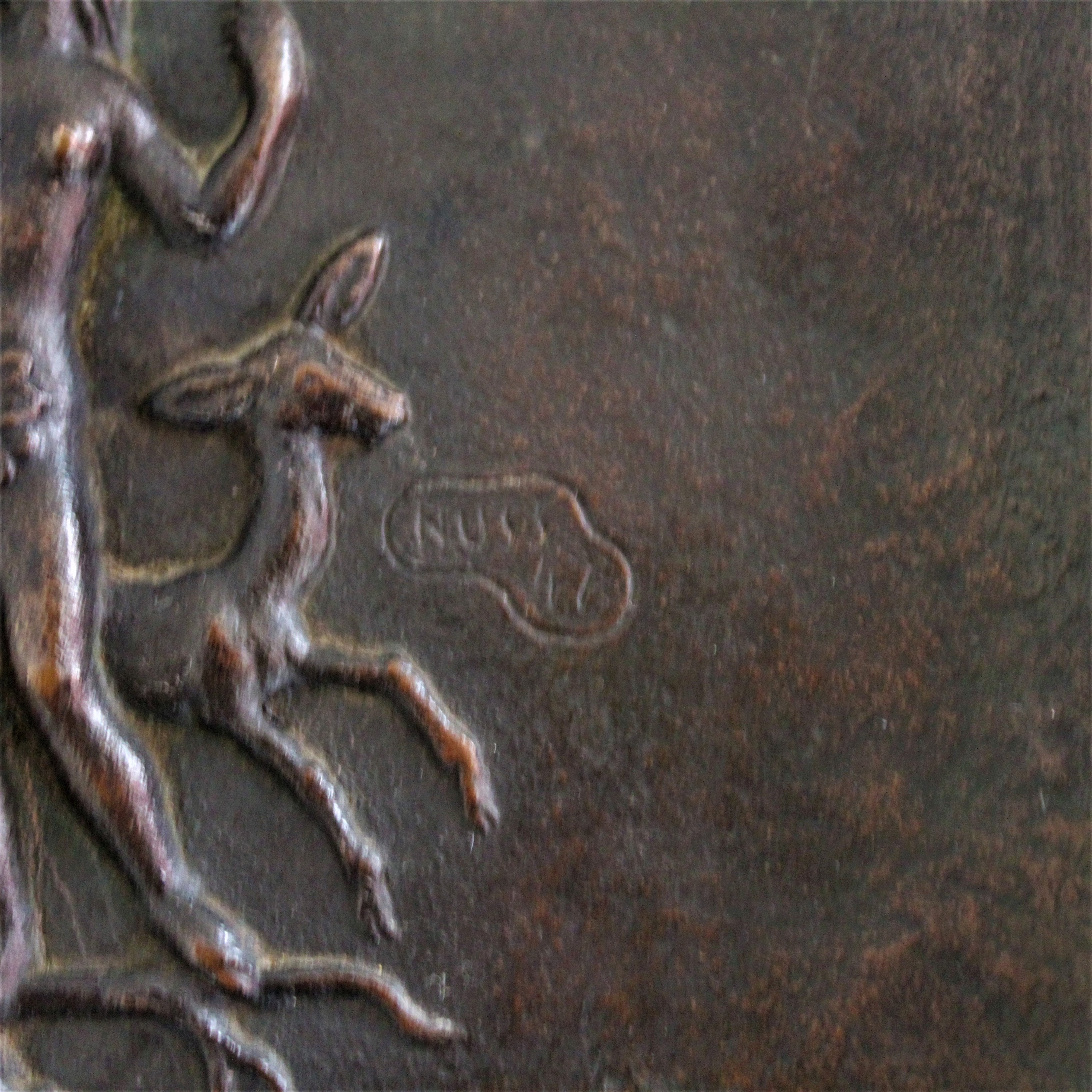 Vintage Bronze Wall Plate of Adam and Eve fritz Nuss Etsy