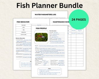Fish Tank Planner - Etsy