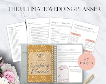 Hochzeit Planer Binder Printables | DIY Planungsbuch (Digitaler Download)