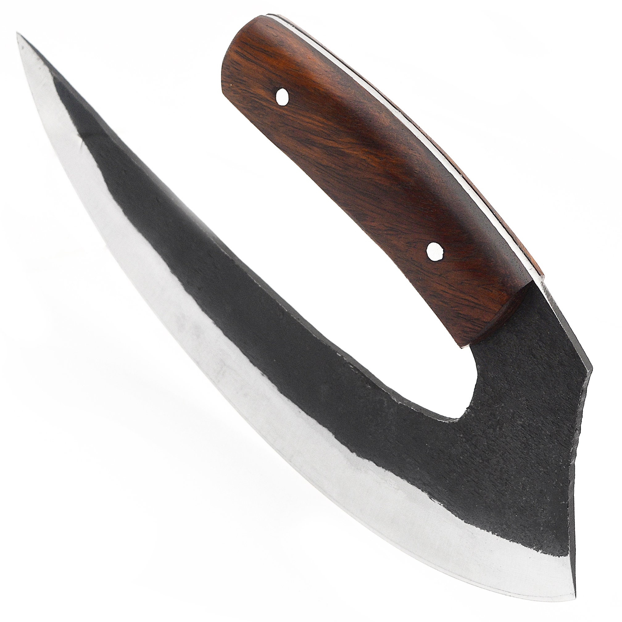 Alaskan Ulu Mezzaluna Ulu Knife Pizza Cutter Ulu Traditional Ulu