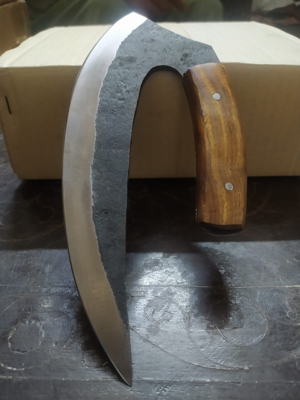 Alaskan Ulu Mezzaluna Ulu Knife Pizza Cutter Ulu Traditional Ulu