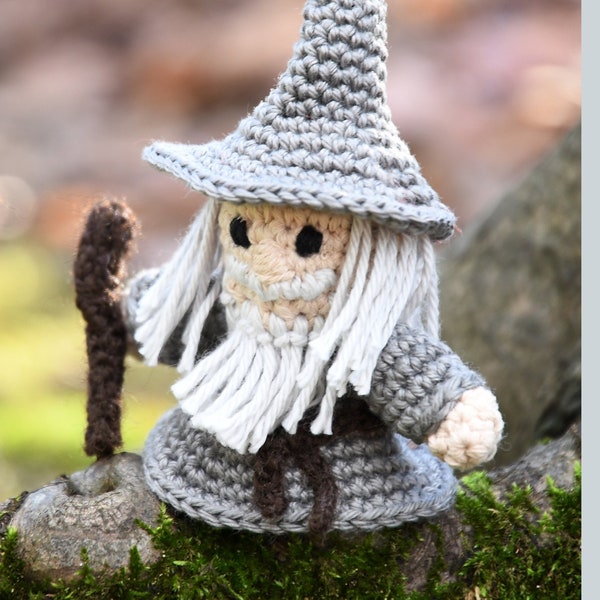 Gandalf, Häkelanleitung / Crochet Pattern in deutsch und english