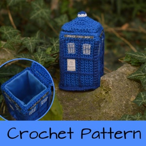 Doctor Who's TARDIS - crochet instructions / crochet pattern in German and English