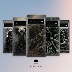 Horror Nightmare Phone Case Cover voor Google Pixel 10Pro XL, 9Pro, 9A, 8A, 7Pro, 7, Samsung S25, S24Fe, S23, A56, A15 iPhone17 Pro Max, 16E