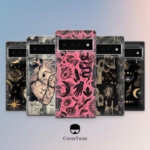 Coque de téléphone Boho Witchy pour Google Pixel 10Pro XL, 9Pro, 9A, 8A, 7Pro, 7A, 6A Samsung S25, S24Fe, S23, A56, A15 iPhone17 Pro Max, 16E