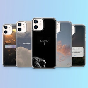 Jesus God Phone Case Religion Cover for iPhone 17Pro, 16E, 15, 14, 13 Samsung S25, S24Fe, S23, A56, A15 Pixel 10Pro XL, 9A, 8A, 8Pro, 7A, 6A