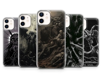 Horror Nightmare Phone Case Cover for iPhone 17Pro, 16E, 15, 14, 13 Samsung S25, S24Fe, S23, A56, A15 Pixel 10Pro XL, 9A, 8A, 8Pro, 7A, 6A